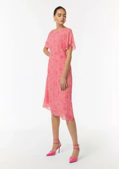 Midikleid aus Chiffon-Comma Discount