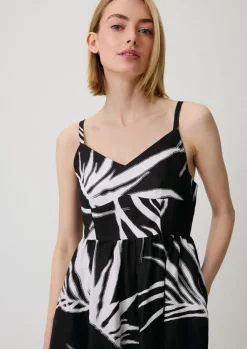 Midikleid aus Leinen-Comma Online