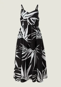 Midikleid aus Leinen-Comma Online