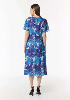Midi-Kleid aus Webware-Comma Outlet