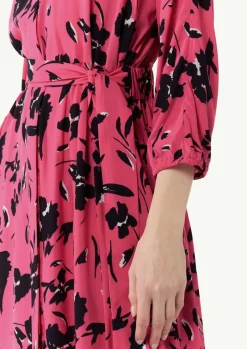 Midi-Kleid mit Hemdkragen-Comma Discount