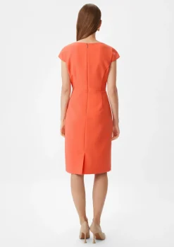 Midi Kleid mit Teilungsnähten-Comma Sale
