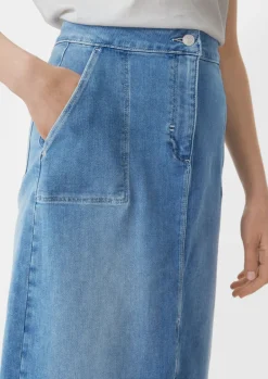 Midi-Rock aus Denim-Comma Best