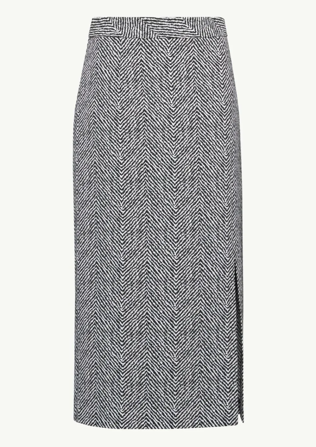 Midirock aus Jacquard mit Schlitz-Comma Sale