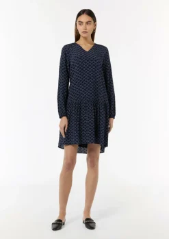 Minikleid aus Viskose-Comma Fashion