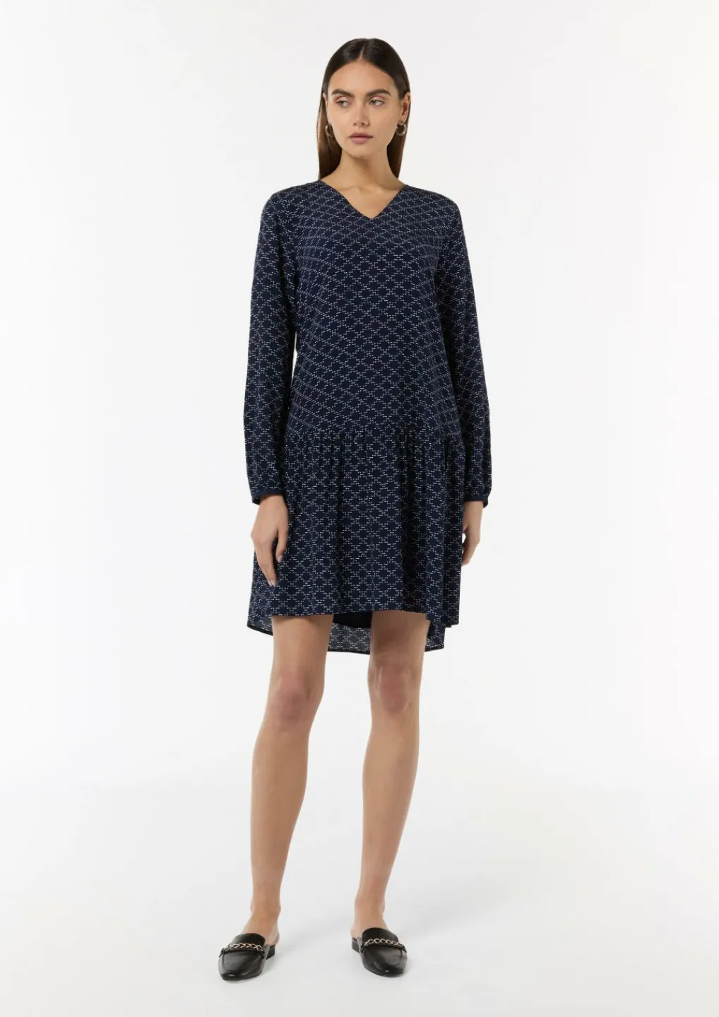 Minikleid aus Viskose-Comma Fashion