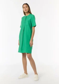 Minikleid mit Webstruktur-Comma Hot