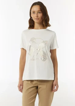 Modisches T-Shirt mit Frontprint-Comma Sale