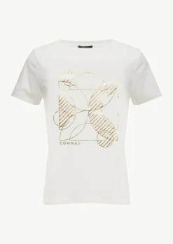 Modisches T-Shirt mit Frontprint-Comma Sale