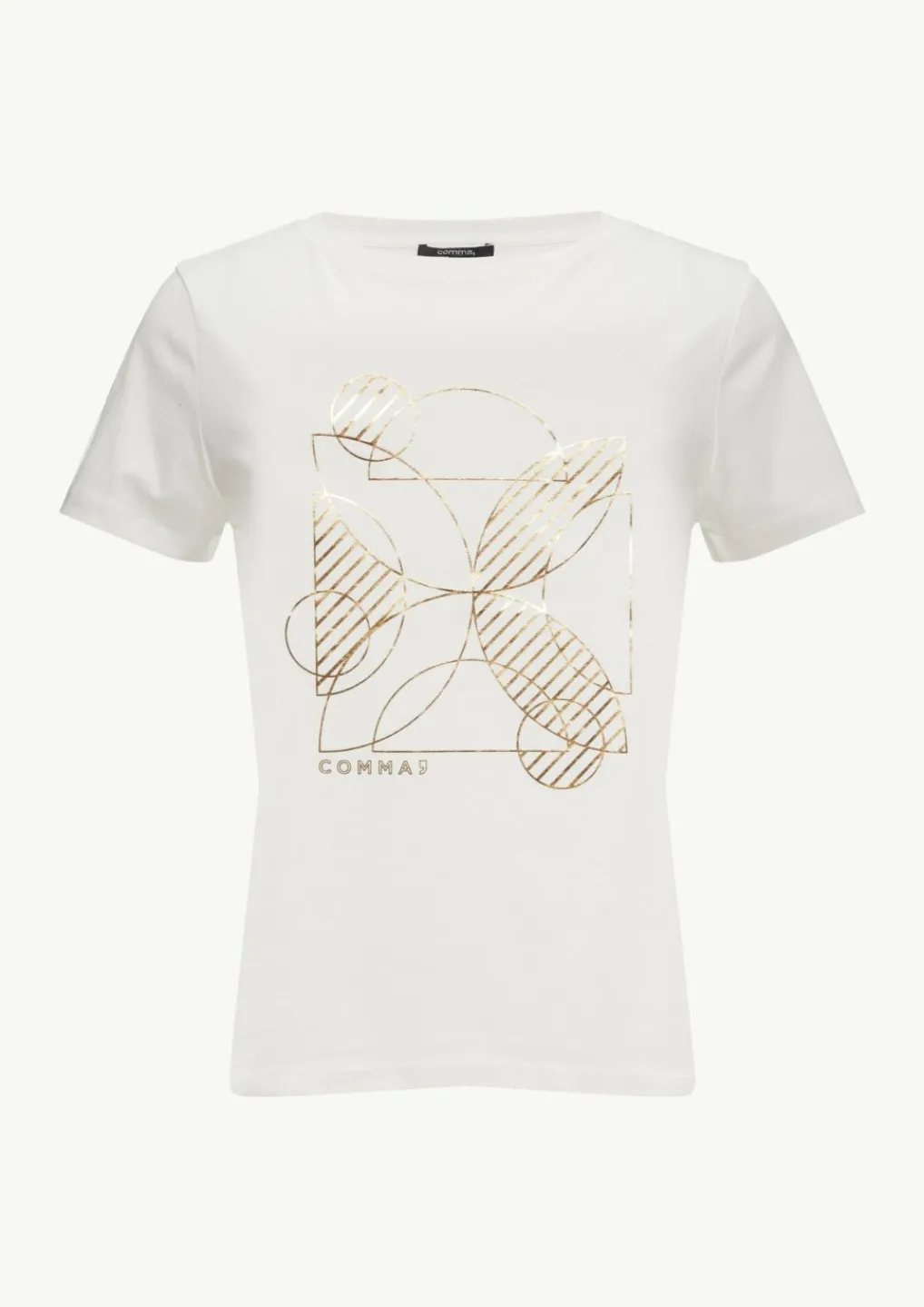 Modisches T-Shirt mit Frontprint-Comma Sale