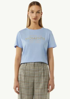 Modisches T-Shirt mit Frontprint-Comma Discount