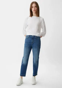 Mom fit: Jeans mit Waschung-Comma Fashion
