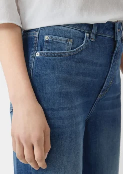 Mom fit: Jeans mit Waschung-Comma Fashion