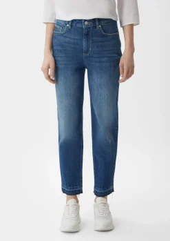 Mom fit: Jeans mit Waschung-Comma Fashion