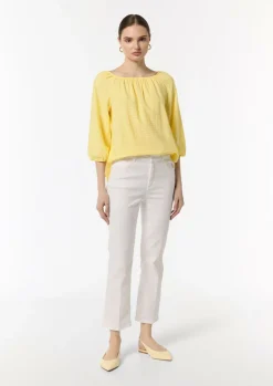 Off-Shoulder-Bluse aus Viskosemix-Comma Fashion
