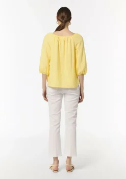 Off-Shoulder-Bluse aus Viskosemix-Comma Fashion