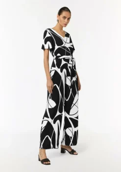 Overall mit Crêpestruktur-Comma Clearance