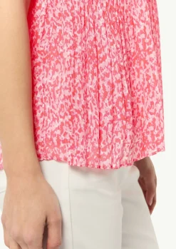 Plissierte Chiffonbluse-Comma New