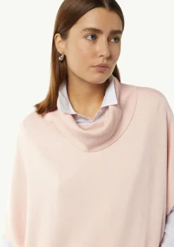 Poncho aus Viskosemix mit Rollkragen-Comma Online