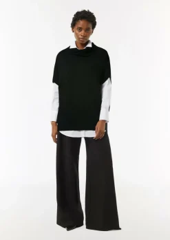 Poncho aus Viskosemix mit Rollkragen-Comma New