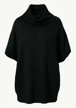 Poncho aus Viskosemix mit Rollkragen-Comma New