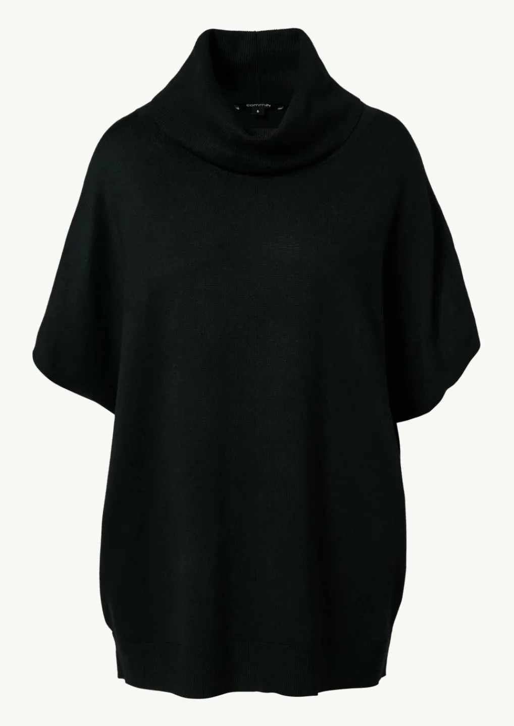Poncho aus Viskosemix mit Rollkragen-Comma New
