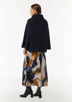 Poncho im Rippstrick-Comma Sale