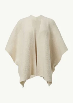 Poncho mit Strukturmuster-Comma Online