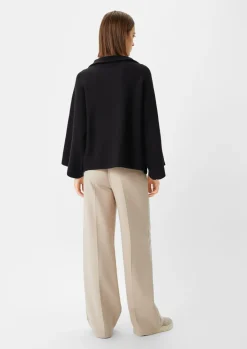 Poncho-Pullover mit Stehkragen-Comma Sale