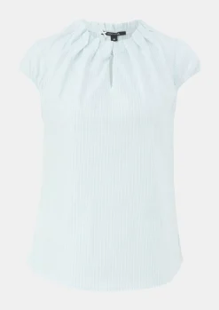 Popeline-Bluse aus Baumwollmix-Comma Hot