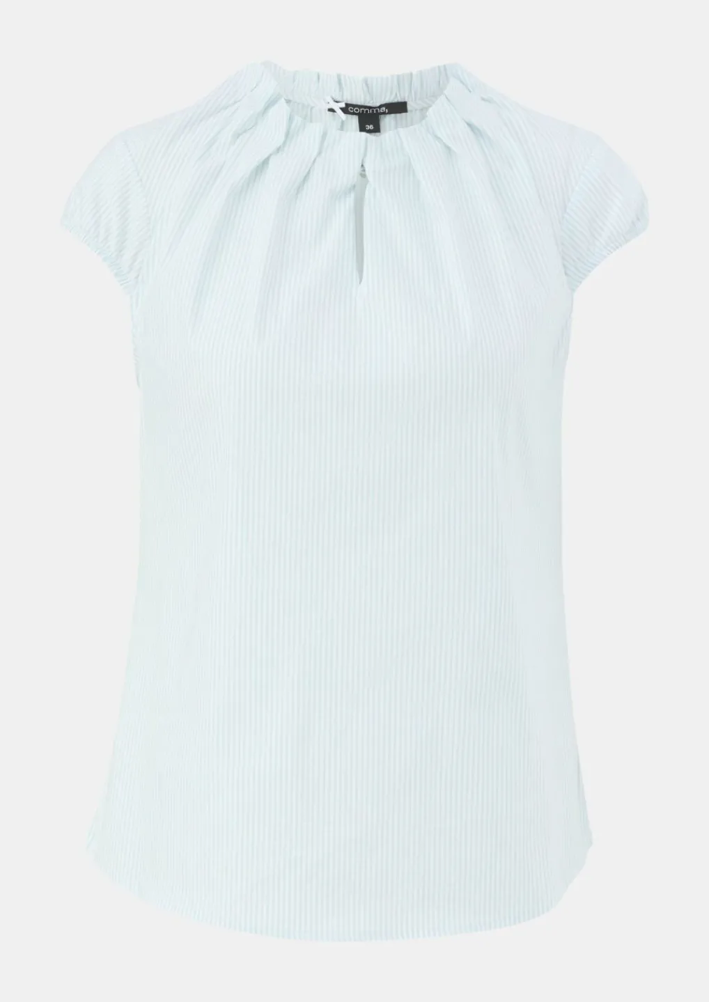 Popeline-Bluse aus Baumwollmix-Comma Hot