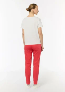 Printshirt aus Baumwollmix im Boxy Cut-Comma Sale