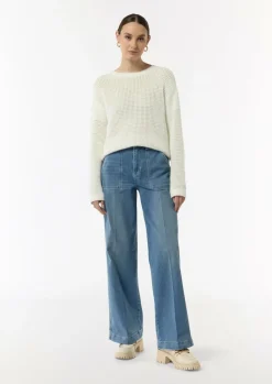 Pullover aus Lochstrick-Comma Clearance