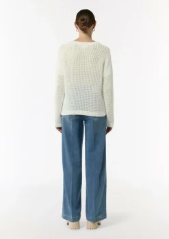 Pullover aus Lochstrick-Comma Clearance