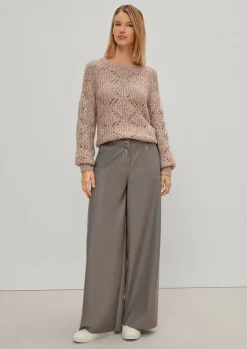 Pullover mit Strickmuster-Comma Discount