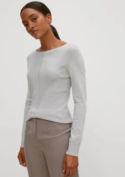 Pullover mit Strukturmuster-Comma Sale