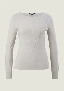 Pullover mit Strukturmuster-Comma Sale
