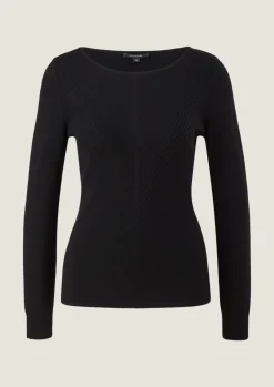 Pullover mit Strukturmuster-Comma Fashion