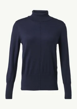 Pullover mit Turtleneck und Ziernaht-Comma Hot