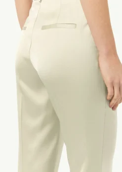 Regular: Satinhose mit geradem Bein-Comma New