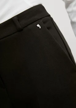 Regular: Stoffhose mit Fischgrat-Muster-Comma Best