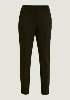 Regular: Stoffhose mit Fischgrat-Muster-Comma Best