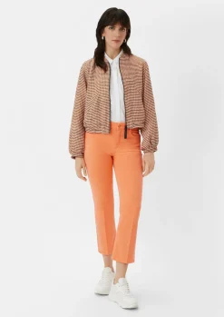 Regular: Twill-Hose mit Flared leg-Comma New