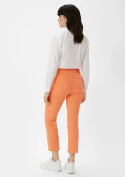 Regular: Twill-Hose mit Flared leg-Comma New