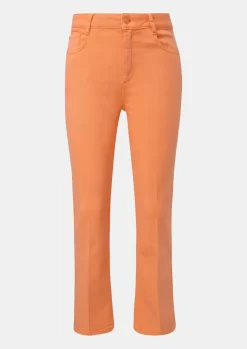 Regular: Twill-Hose mit Flared leg-Comma New