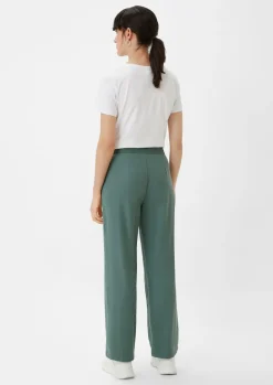 Regular: Twill-Hose mit Reißverschluss-Comma Hot