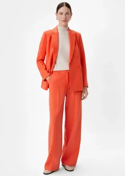 Regular: Twill-Hose mit Wide Leg-Comma Best