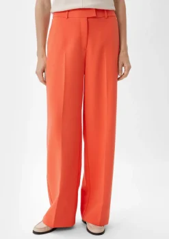 Regular: Twill-Hose mit Wide Leg-Comma Best