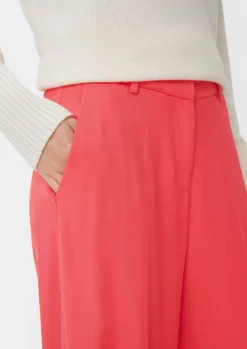 Regular: Twillhose mit Wide Leg-Comma New