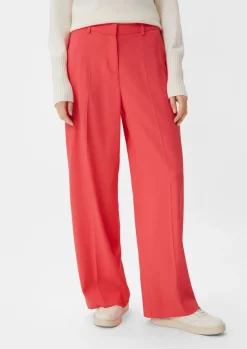 Regular: Twillhose mit Wide Leg-Comma New